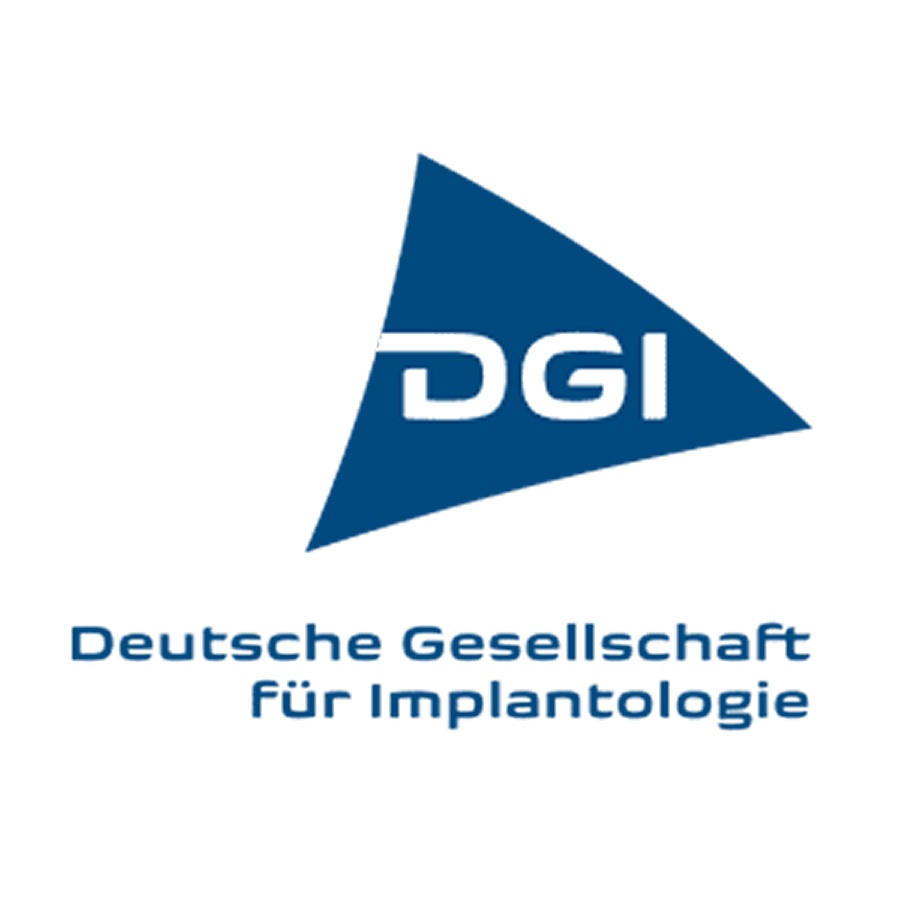 DGI-Logo: Deutsche Gesellschaft für Implantologie, Schwerpunkt Zahngesundheit.